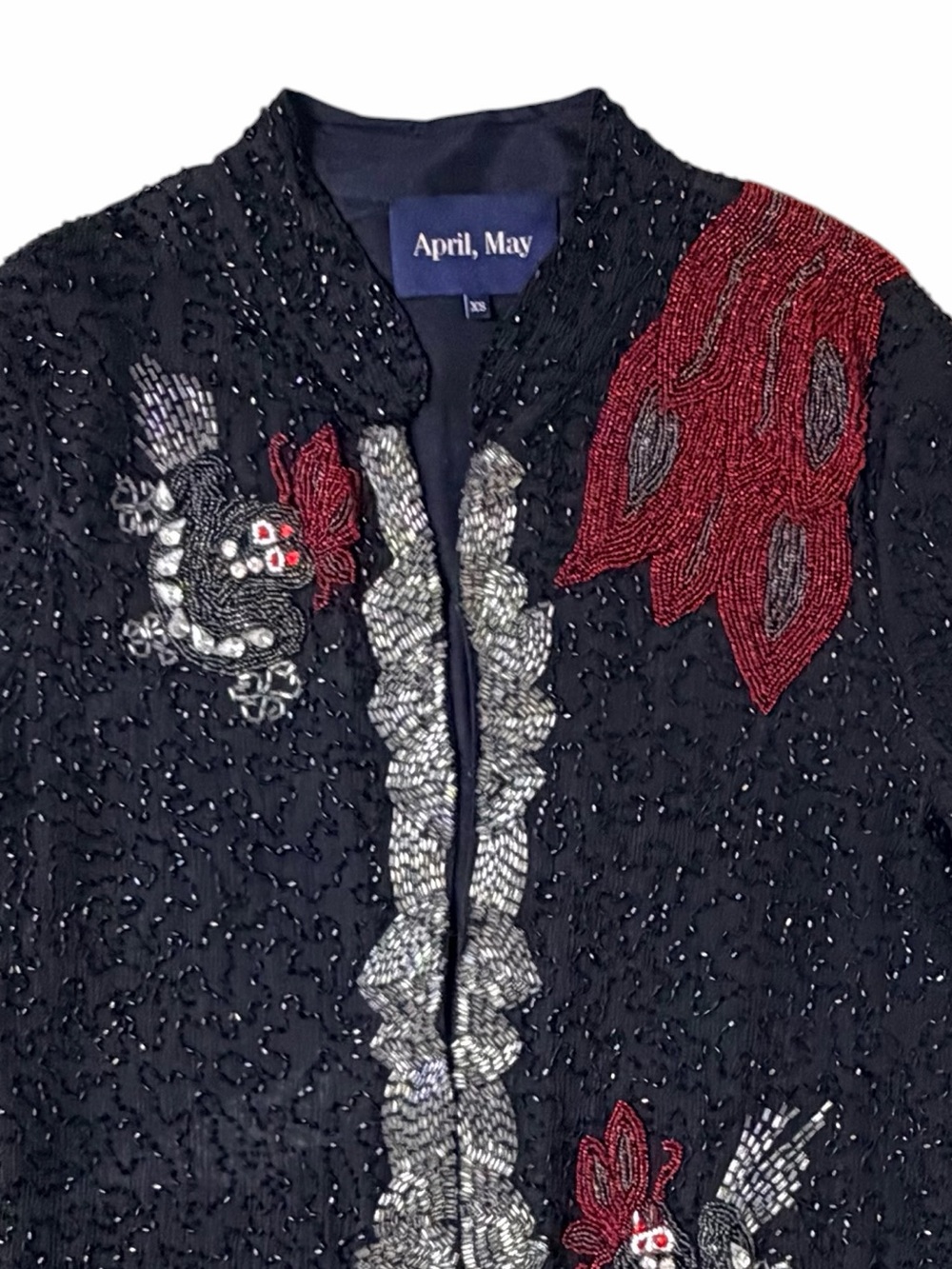 APRIL MAY RARE VINTAGE SEQUINED JACKET. - Picture 8 of 8